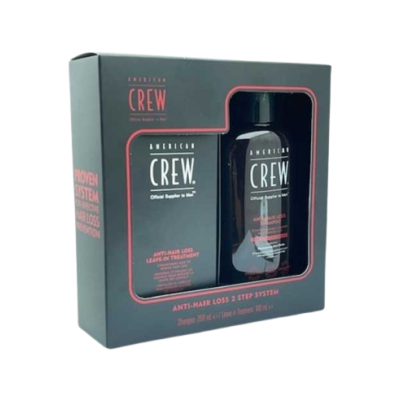 American Crew kit anticaduta shampoo + trattamento Leave- In