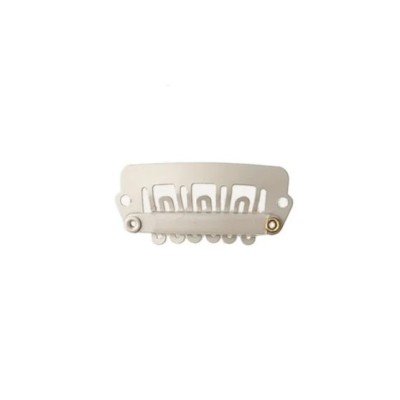 She Clip per applicazione capelli tessuti 9T beige. 10 pezzi