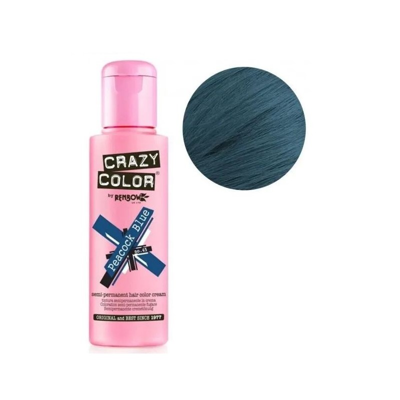 Crazy Color Colorazione per capelli, confezione da 4, 100 ml (melanzana –  viola)
